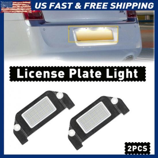Fit Chrysler 45060 300C 300S 300 White License Lights LED High Plate Brightness