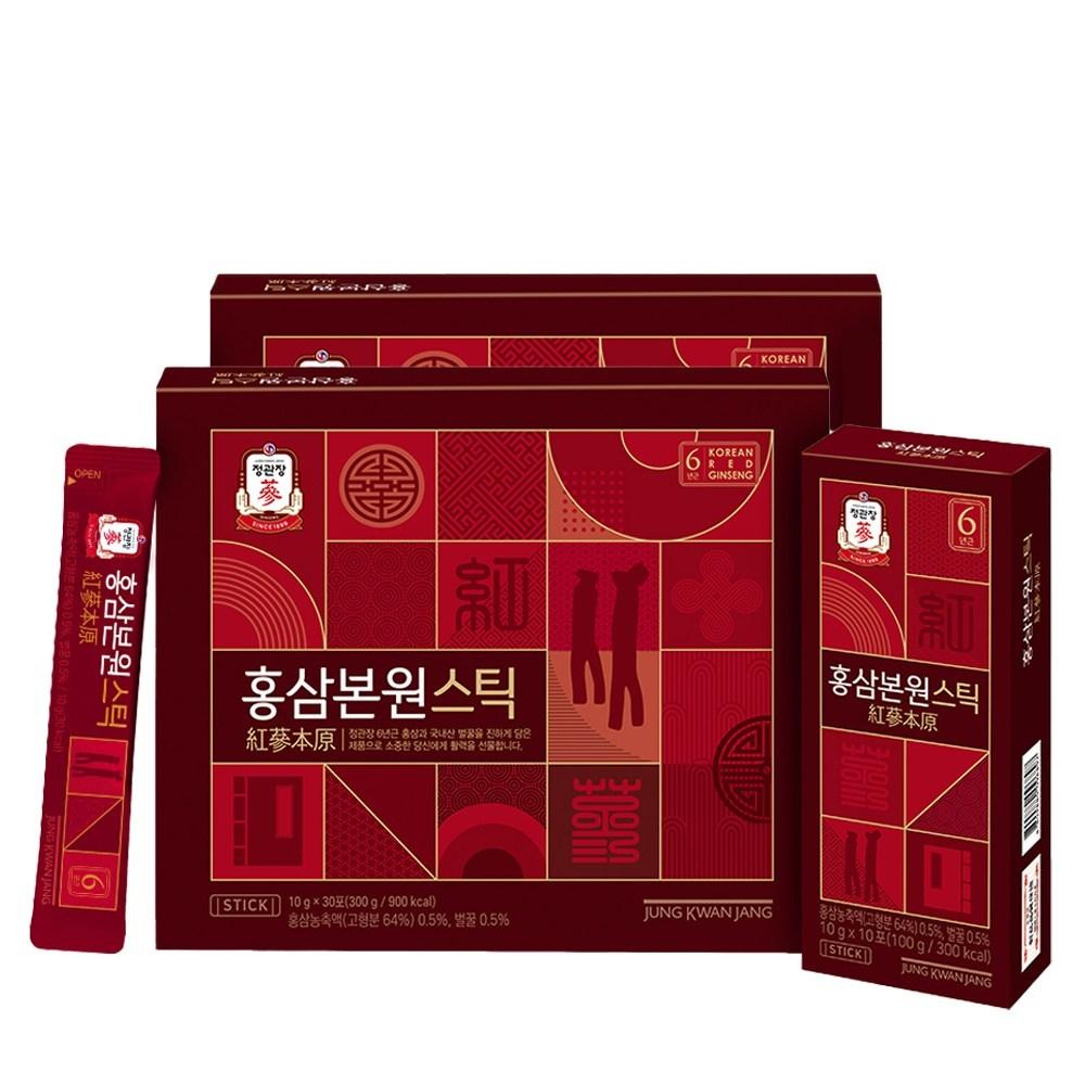 Cheong Kwan Jang Hongsam Bonwon Stick - 6-Year-Old Red Ginseng Vitality Gift Set 300g 2 Pcs