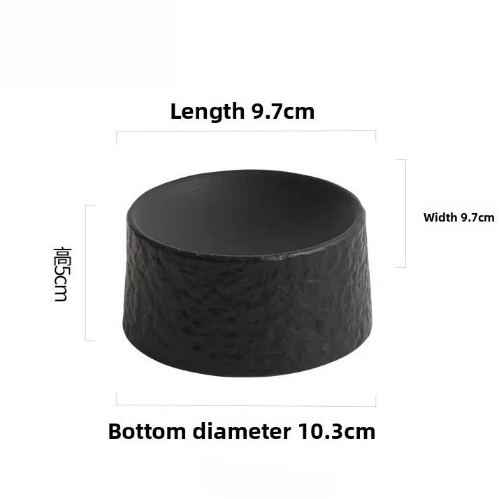 Ретро керамическая цилиндрическая тарелка для десерта суши-тарелка для закусок ресторан молекулярная гастрономия креативная посуда