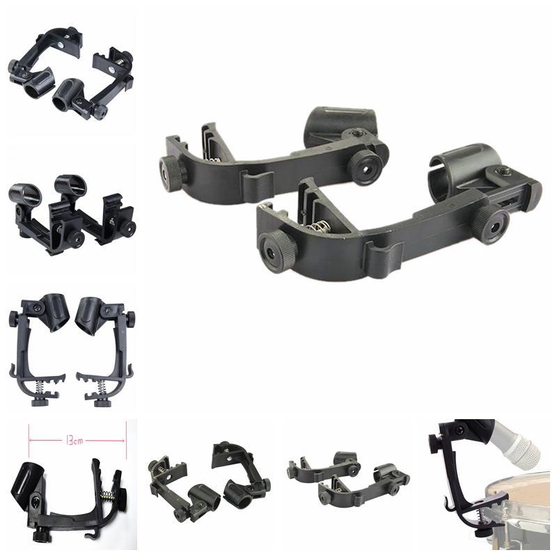 Microphone Holder Conga Bongos Drum Hoop Rim Mount Rubber Shock Mount