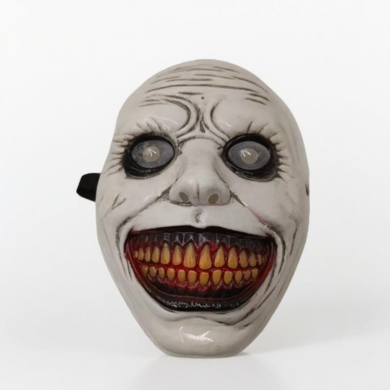 

Creepy Demon Face Mask - Halloween Scary Mask for Parties, Cosplay Costume Prop, Convenient Home Use Creative and Interesting