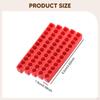 5x Hex Bit Organizer Secure Storage Space Saving Multipurpose Red Flexible for Efficient Work 12