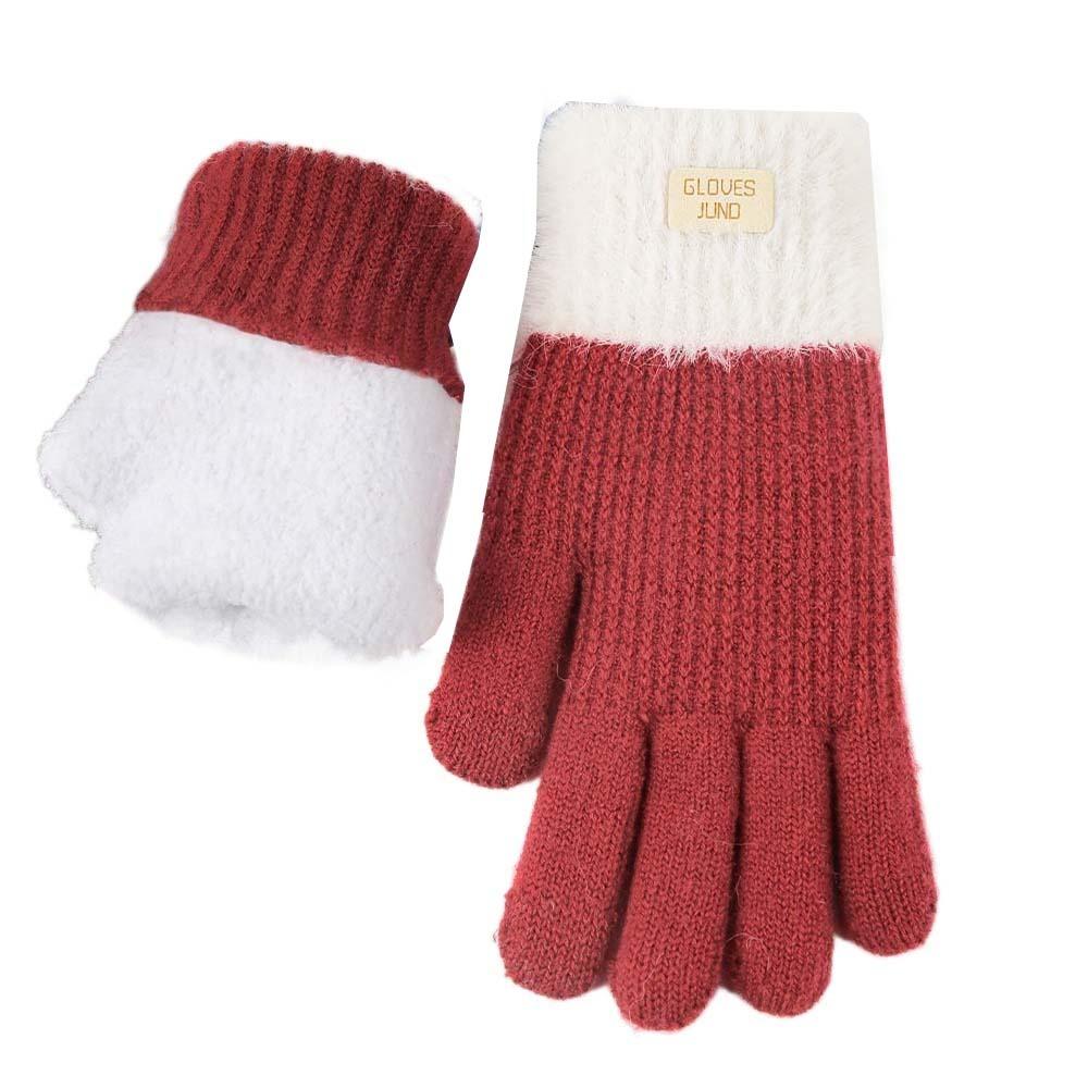 Windproof Knitted Gloves  Anti-cold Mittens Cute Winter Gloves  Outdoor