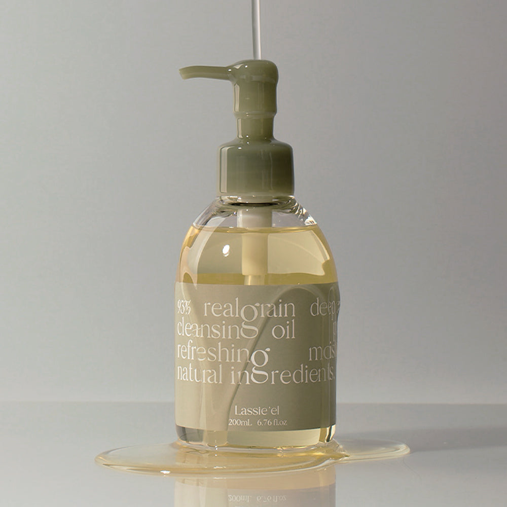 LASSIE'EL Grain Cleansing Oil 200ml + Powder Wash 10g (+10g)