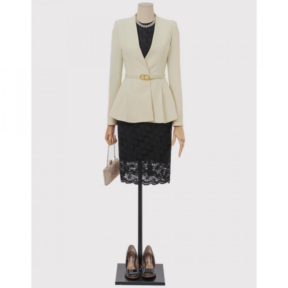 Win Women S claSSic Peplum collarleSS Jacket
