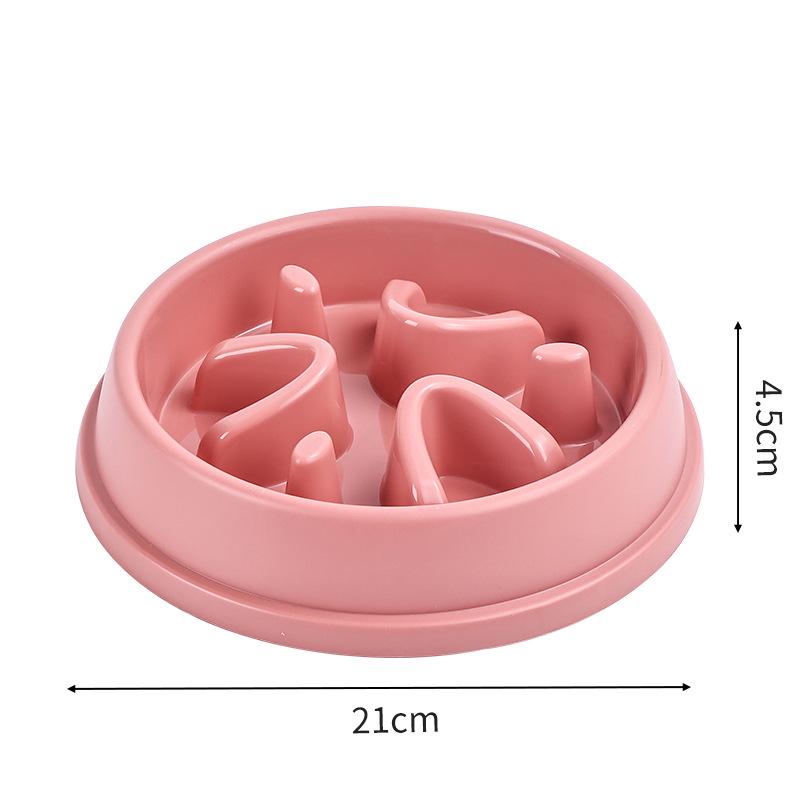 Anti-Choking Non-Slip Slow Feeder Bowl for Cats & Dogs