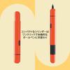 LAMY pico Laser Orange Ballpoint Pen Innovative Pocket Ballpoint Pen Converts to Pen with One Click Metal Medium Line Width Includes LAMY M 22 Black