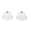 Plastic 17mm Female Ball Socket With 1/4 Male Thread Adapter For Camera Mount Tripod Light Stand
