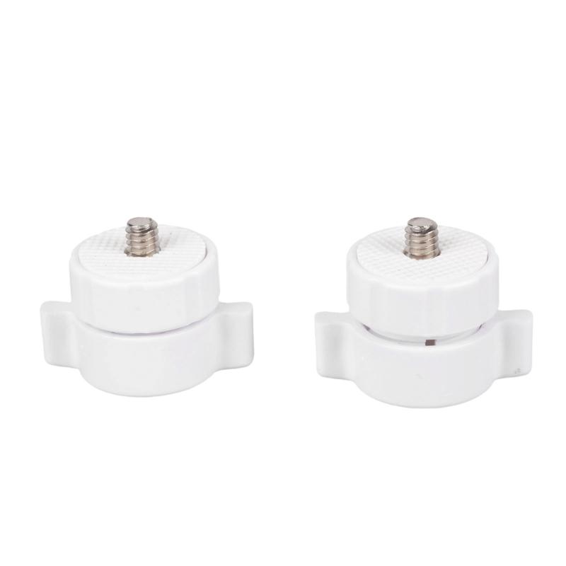 Plastic 17mm Female Ball Socket With 1/4 Male Thread Adapter For Camera Mount Tripod Light Stand