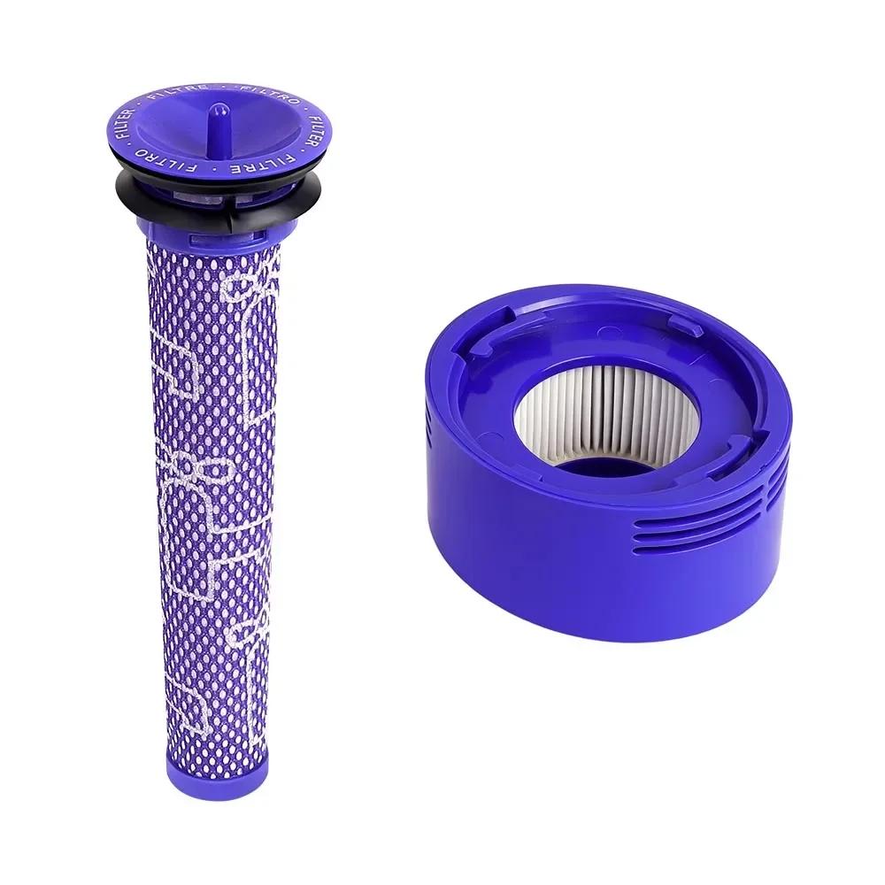 Pre-Filter and HEPA Post-Filter Kit for Dyson V7 V8 Cordless Vacuum Cleaner Rear Motor Cover Replacement Parts