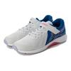Asics Lazerbeam Shock Absorbing Durable Low Top Casual Shoes Kids Sneaker White Blue 1154A169-403