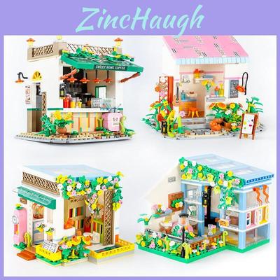 Fairy Tale Town Coffee Shop Studio Building Set Diy Play Toy