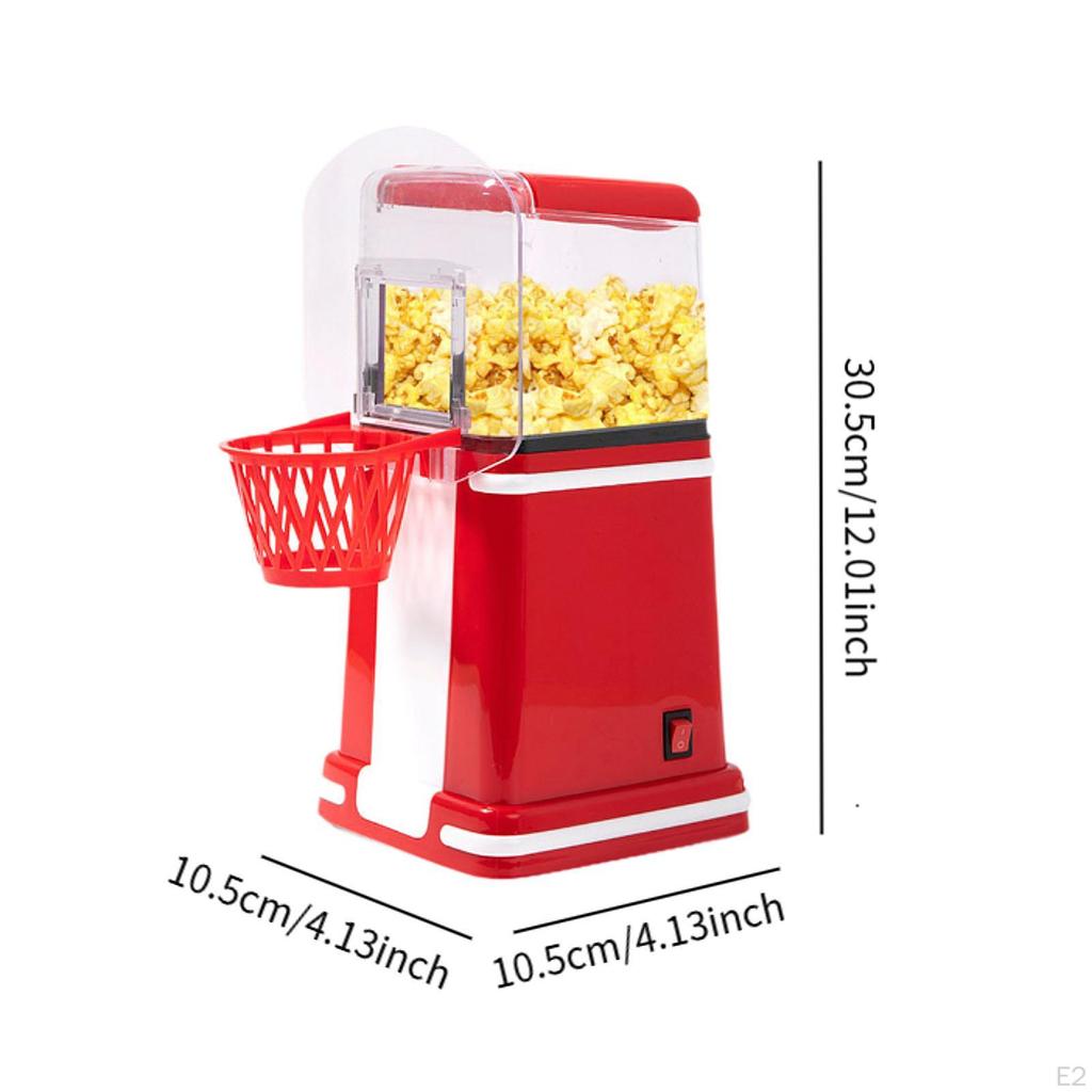 Popcorn Maker Machine Desktop Air Popper for Industrial Dormitory Picnic