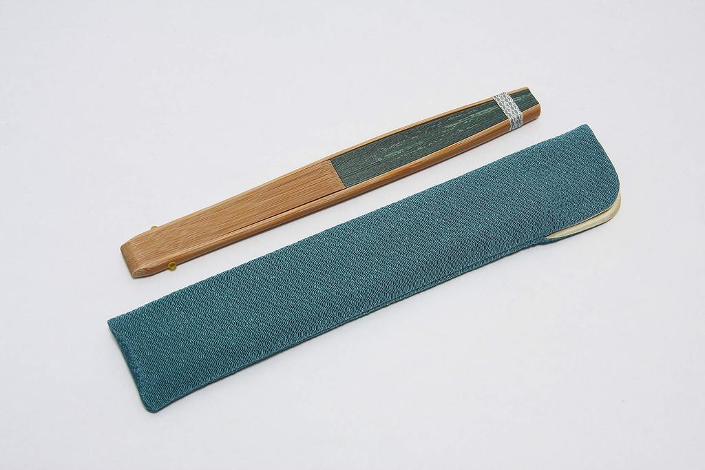 fan with fan in a presentation made in gourd [Hasegawa] Men's Kyoto-style case, box, Japan, design.