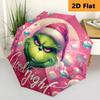 1 Stück Grinch-Schirm Tragbare 8-Rippen-Struktur geeignet für alle Jahreszeiten, Zuhause, Reisen, Outdoor-Schirm