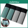 Mens 4pcs Bonitos Solid Color Underpants Comfortable Man Underwear Cotton Boxers For Men