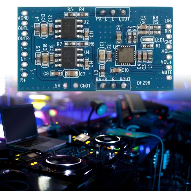 Zweikanal-Elektronischer Lautstärkeregler 2x3W Audio-Leistungsverstärkerplatine für die Klanganpassung in verschiedenen Anwendungen