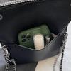 Yogodlns New Luxury Square Bag, Chain Strap Vintage Adjustable Shoulder Crossbody Bag, Minimalist Purse for Daily Use Women Bag