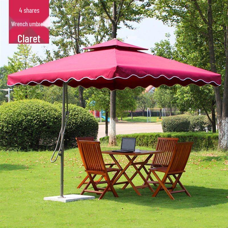 Roman-style Banana Outdoor Umbrella for Courtyard, Beach, Terrace, Balcony, or Park Stall