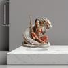 2D Flat, India Mythical Goddess White Dragon Acrylic Desktop Decoratio, with Base, Suitable for Wall Decoration, Porch, Room, Villa, Accents Home, Hal