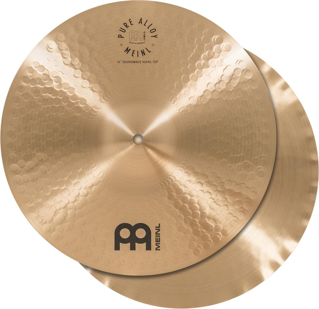MEINL Cymbals Pure Alloy Series Cymbals Soundwave Hihat PA14SWH Hi-hat 14" []