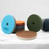 Z-LION 7-Piece Diamond Sponge Polishing Pads, Wet Buffing Pads, Hoop & Loop Buffing Wheels for Grinders, Clean Granite and Marble (4-inch)