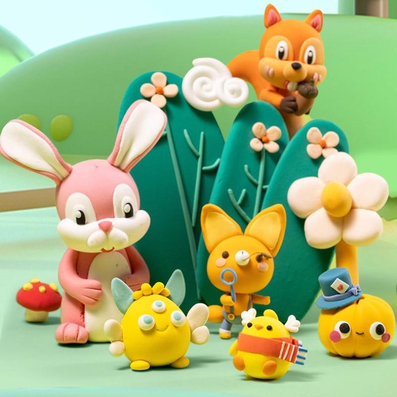 500g Ultra-light Clay Rich Color Soft Non-sticky Hand for Children's Handmade DIY Ornaments Model Crafts