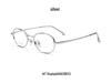 Retro Artistic Titanium Small Frame Glasses - Thick, Fashionable, Fresh & Sweet Style
