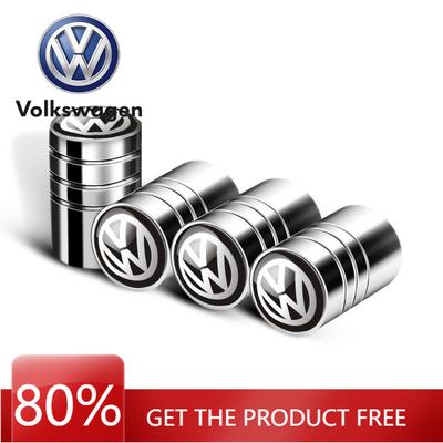VOLKSWAGEN VW Automobilio Padangų Vožtuvų Dangteliai Emblema Metalinis Ratlankio Dangtelis VW Volkswagen Golf Polo Passat Jetta passatTouran Automobilio Aksesuaras
