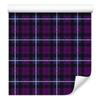 Purple Plum and Indigo Check Wallpaper for Living Room and Bedroom 50x1000