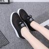 Fashion Lace Up Shallow Mouth Casual Walking Shoes Spring and Autumn New Round Toe Thick Sole Breathable Sports Shoes for Women
