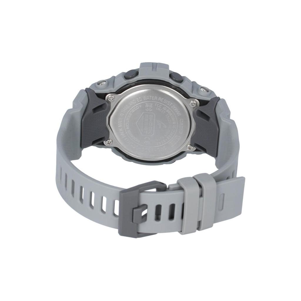Casio G-Squad Series Bluetooth Connected Fitness Multi-Function Waterproof Quartz Watch Resin Strap Men watches Gray GMD-B800SU-8