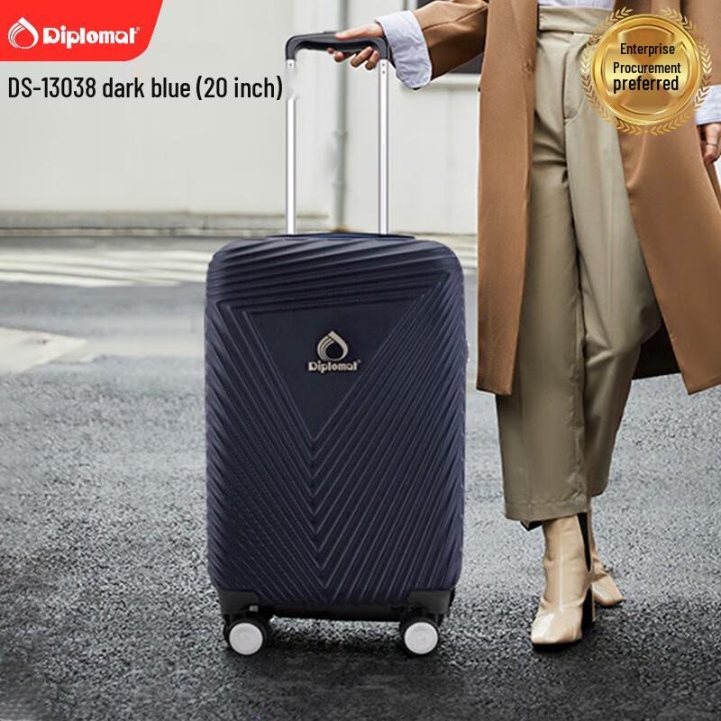 

Diplomat 20-inch Carry-on ABS Spinner Suitcase