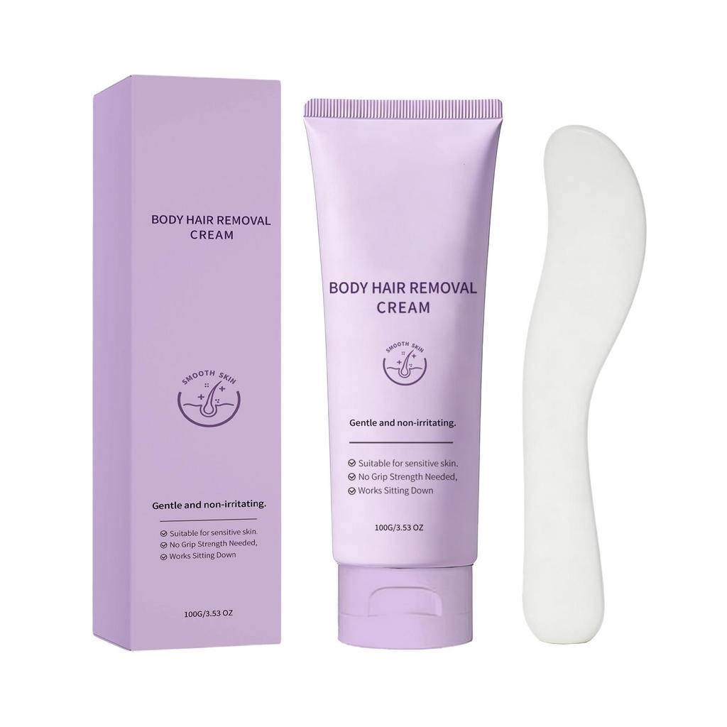Moisturizing Hair Removal Cream with Gentle Ingredients - For Soft and Refreshing Skin