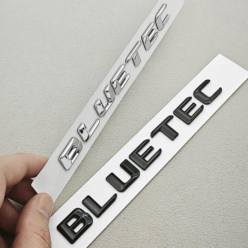For Mercedes Benz Diesel Letter Logo BLUETEC Side Fender Badge Rear Trunk Emblem Decal C E S GLE Class Auto Exterior Accessories