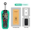 Green Pinless Wood Moisture Meter Rechargeable Non Destructive Tester 0 100 RH 5 40mm Depth for Lumber Drywall