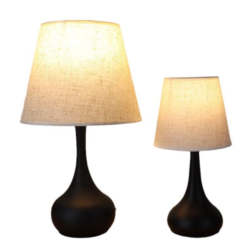 Nu Feng Rechargeable Bedside Lamp with Remote & Linen Shade