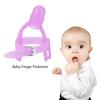 Daumenlutschen Finger oder Silikon Beißring für Babys Säuglinge (Gelb)