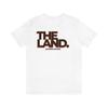 The Land. Tee (Brown Text)