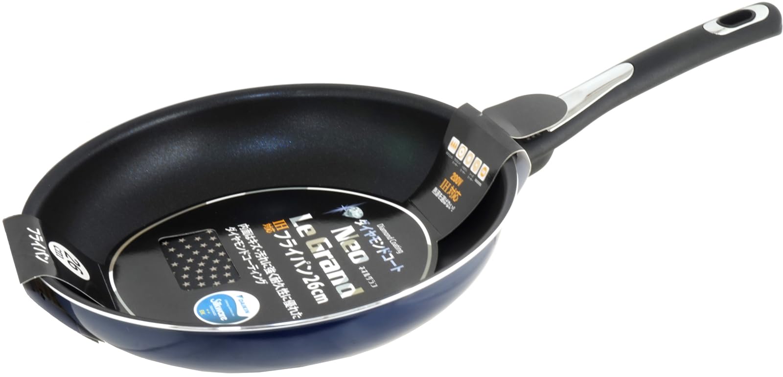 

Living Neo Le Grand IH Compatible Diamond Coated Frying Pan 26cm [Tape]