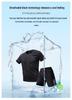 Men's 2026 Quick-Dry Sports Set: Ice Silk Short Sleeve T-Shirt & Shorts