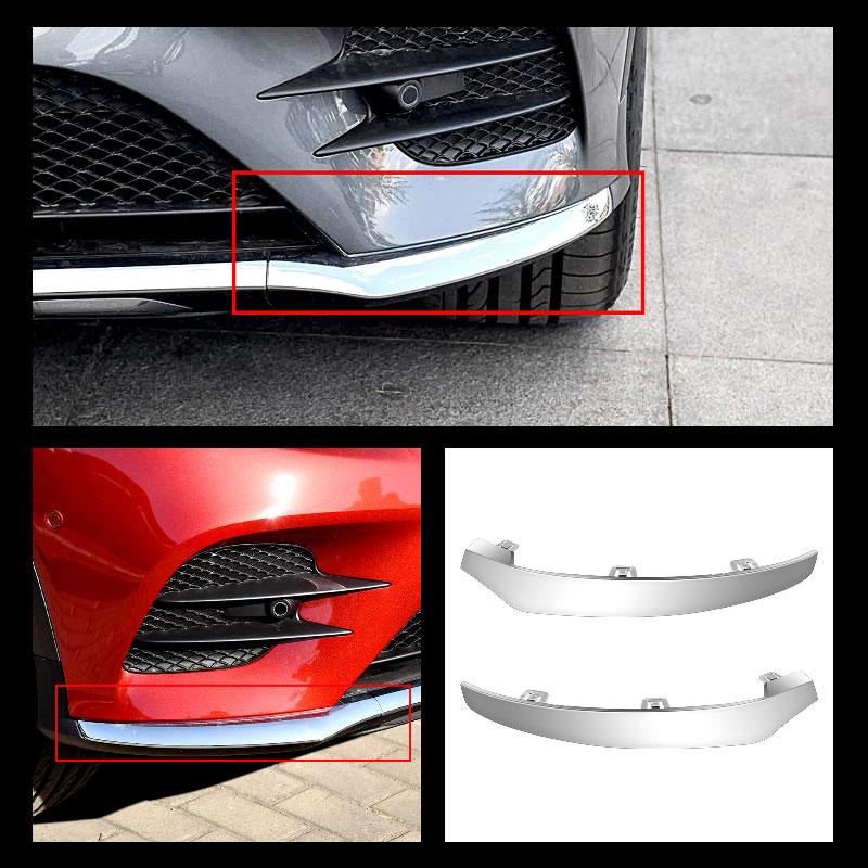 Auto Parts Front Bumper Decorative Strip Car Molding Trim For Mercedes Benz W253 GLC Class 2017-2018 OE 2538852700 2538852800