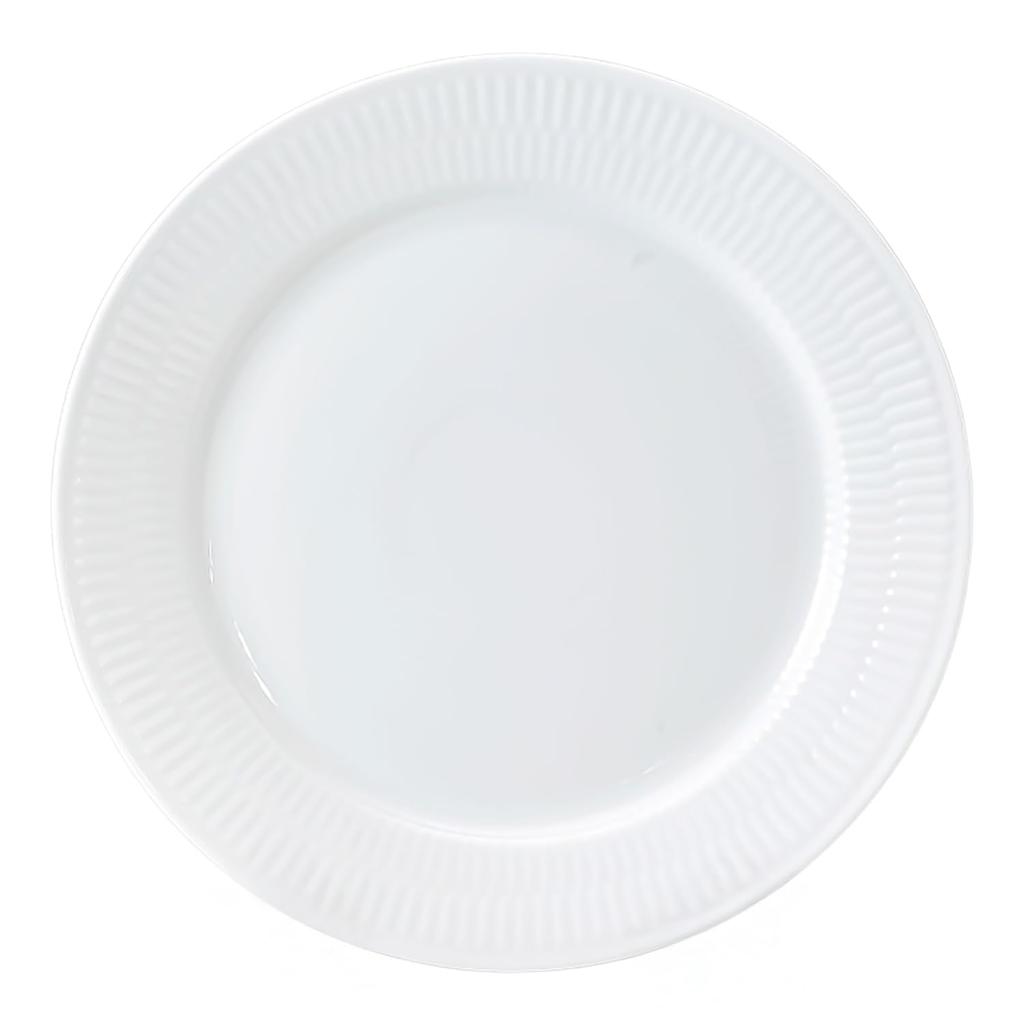 Royal Copenhagen White Fluted Plate, Flat Plate, Ordinary Plate, 27cm, 2408627, 1017404 [Parallel Import]