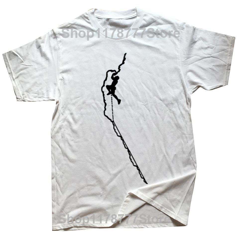 Funny Climb The Mountain IS Calling T Shirts Summer Style Graphic Cotton Streetwear Short Sleeve Climbing Gifts Tshirt Men