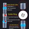 50/100Pcs Heat Shrink Butt Crimp Terminals Waterproof Solder Seal Electrical Connectors Wire Cable Splice Kit Automotive Marine