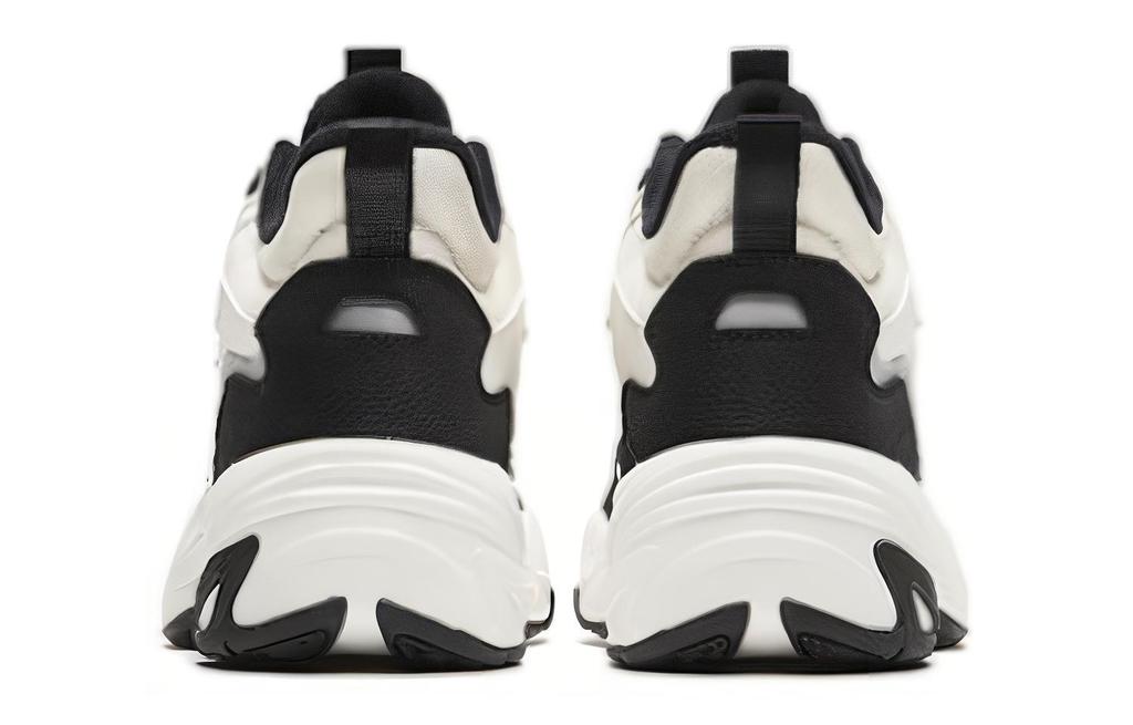Women's Sneakers Anta Fabric Cushioning, Wear Resistant Low top Casual Shoes Women's Black White
