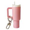 Portachiavi Mini Tazza Portachiavi Carino Bicchiere Portachiavi Portabalsamo Labbra Portachiavi Mini Ciondolo Portachiavi per Accessori Borraccia Stanley