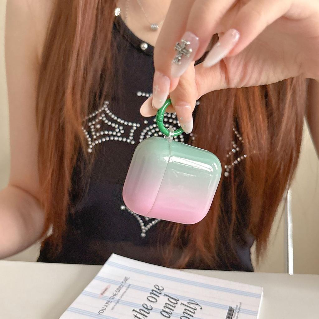 Summer refreshing gradual change color earphone case protective case for AirPods1/1 three or four generations pro1 generation all-inclusive case