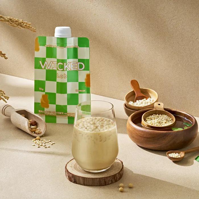 Wicked Diet Shake Dark Grain Flavor 4 Week Plan (28 Pack)