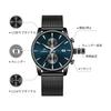 CalmTick Men’s Watch, Large Dial, Quartz, Date Display, Waterproof, Luminous Hands, Chronograph, Simple Fashion, Dark Green/Black, Stainless Steel